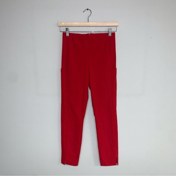 Athleta Wander  Slim Pant High Rise Skinny‎ Radiant Red Size 0 US Petite NWOT - Picture 2 of 10